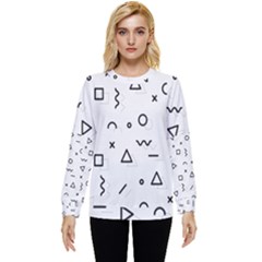 Memphis Pattern Hidden Pocket Sweatshirt