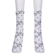 Cute Art Print Pattern Crew Socks by Apen