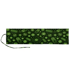 Seamless Pattern With Viruses Roll Up Canvas Pencil Holder (l)