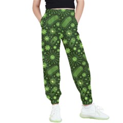 Seamless Pattern With Viruses Kids  Joggers