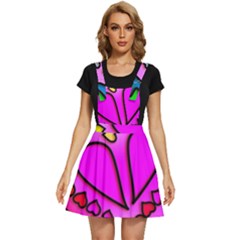 Stained Glass Love Heart Apron Dress by Apen