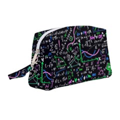 Math Linear Mathematics Education Circle Background Wristlet Pouch Bag (medium) by Apen