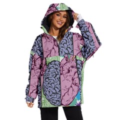 Brain Heart Balance Emotion Women s Ski And Snowboard Waterproof Breathable Jacket