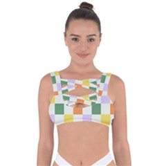 Board Pictures Chess Background Bandaged Up Bikini Top