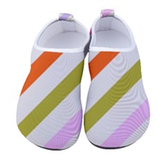 Lines Geometric Background Men s Sock-style Water Shoes by Maspions