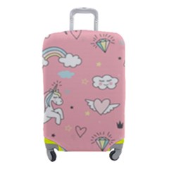 Cute Unicorn Seamless Pattern Luggage Cover (small) by Apen