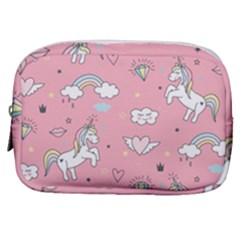 Cute Unicorn Seamless Pattern Make Up Pouch (small) by Apen