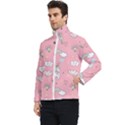 Cute Unicorn Seamless Pattern Men s Bomber Jacket View3