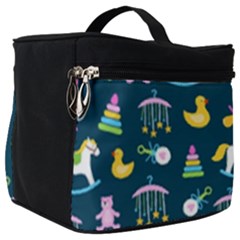 Cute Babies Toys Seamless Pattern Make Up Travel Bag (big) by Apen