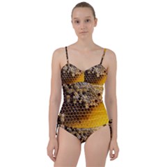 Honeycomb With Bees Sweetheart Tankini Set