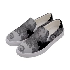 Apple Males Almond Bread Abstract Mathematics Women s Canvas Slip Ons