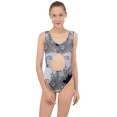 Apple Males Almond Bread Abstract Mathematics Center Cut Out Swimsuit