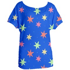 Background Star Darling Galaxy Women s Oversized T-shirt