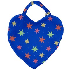 Background Star Darling Galaxy Giant Heart Shaped Tote