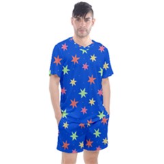 Background Star Darling Galaxy Men s Mesh T-shirt And Shorts Set