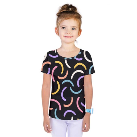 Abstract Pattern Wallpaper Kids  One Piece T-shirt by Maspions