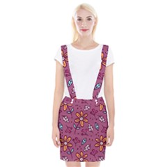 Flowers Petals Leaves Foliage Braces Suspender Skirt