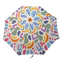 Abstract Pattern Background Folding Umbrellas
