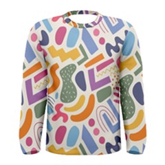 Abstract Pattern Background Men s Long Sleeve T-shirt