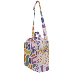 Abstract Pattern Background Crossbody Day Bag
