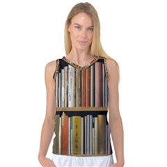 Book Nook Books Bookshelves Comfortable Cozy Literature Library Study Reading Reader Reading Nook Ro Women s Basketball Tank Top