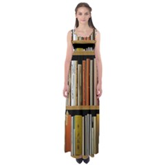 Book Nook Books Bookshelves Comfortable Cozy Literature Library Study Reading Reader Reading Nook Ro Empire Waist Maxi Dress by Maspions