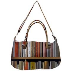 Book Nook Books Bookshelves Comfortable Cozy Literature Library Study Reading Reader Reading Nook Ro Removable Strap Handbag