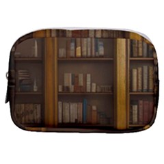 Books Book Shelf Shelves Knowledge Book Cover Gothic Old Ornate Library Make Up Pouch (small)