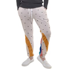 Abstract Geometric Bauhaus Polka Dots Retro Memphis Rainbow Men s Jogger Sweatpants