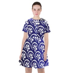 Pattern Floral Flowers Leaves Botanical Sailor Dress