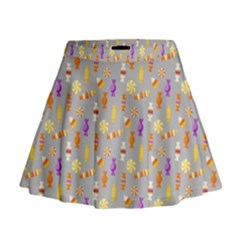 Halloween Candy Mini Flare Skirt