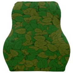 Vectors Leaves Background Plant Car Seat Velour Cushion 