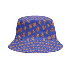 Cute Sketchy Monsters Motif Pattern Inside Out Bucket Hat by dflcprintsclothing