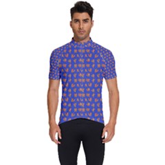 Cute Sketchy Monsters Motif Pattern Men s Short Sleeve Cycling Jersey