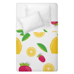 Strawberry Lemons Fruit Duvet Cover Double Side (single Size) by Askadina