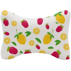Strawberry Lemons Fruit Seat Head Rest Cushion by Askadina