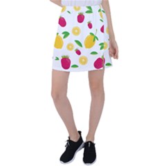 Strawberry Lemons Fruit Tennis Skirt by Askadina