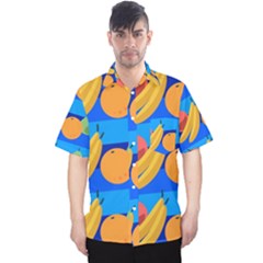 Fruit Texture Wave Fruits Men s Hawaii Shirt