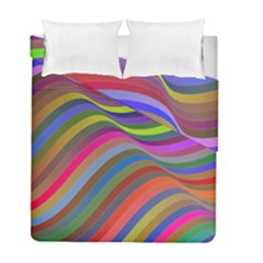 Psychedelic Surreal Background Duvet Cover Double Side (full/ Double Size) by Askadina