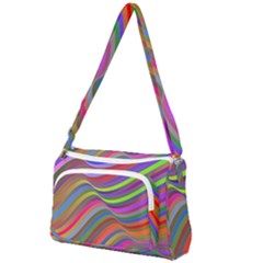 Psychedelic Surreal Background Front Pocket Crossbody Bag by Askadina