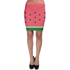 Watermelon Melon Fruit Healthy Food Meal Breakfast Lunch Juice Lemonade Summer Bodycon Skirt