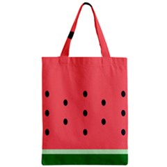 Watermelon Melon Fruit Healthy Food Meal Breakfast Lunch Juice Lemonade Summer Zipper Classic Tote Bag