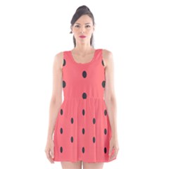 Watermelon Melon Fruit Healthy Food Meal Breakfast Lunch Juice Lemonade Summer Scoop Neck Skater Dress