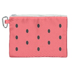 Watermelon Melon Fruit Healthy Food Meal Breakfast Lunch Juice Lemonade Summer Canvas Cosmetic Bag (xl)