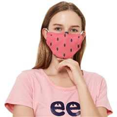 Watermelon Melon Fruit Healthy Food Meal Breakfast Lunch Juice Lemonade Summer Fitted Cloth Face Mask (adult) by Maspions