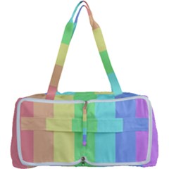 Rainbow Cloud Background Pastel Template Multi Coloured Abstract Multi Function Bag