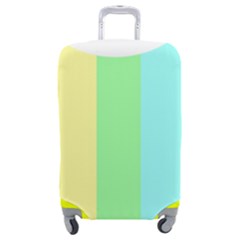 Rainbow Cloud Background Pastel Template Multi Coloured Abstract Luggage Cover (medium) by Maspions