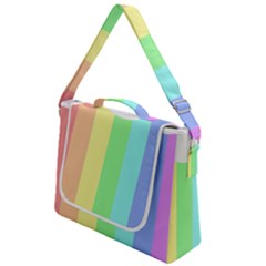 Rainbow Cloud Background Pastel Template Multi Coloured Abstract Box Up Messenger Bag