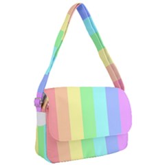 Rainbow Cloud Background Pastel Template Multi Coloured Abstract Courier Bag