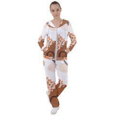 Bohemian Digital Minimalist Boho Style Geometric Abstract Art Women s Tracksuit